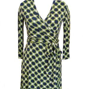 Banana Republic Women's Geometric Print Wrap Dress